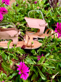 Nefeli Wings of Hermes in Tan & Pink