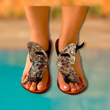 Atya Butterfly in Black Waves Multi-color