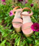 Nefeli Nessa Flamingo Pink Flatforms