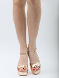 BDC Inspired Catrina heels in Rose Gold