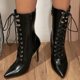 Corsetted Boots