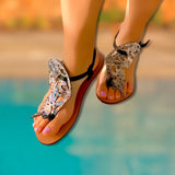 Atya Butterfly in Black Waves Multi-color